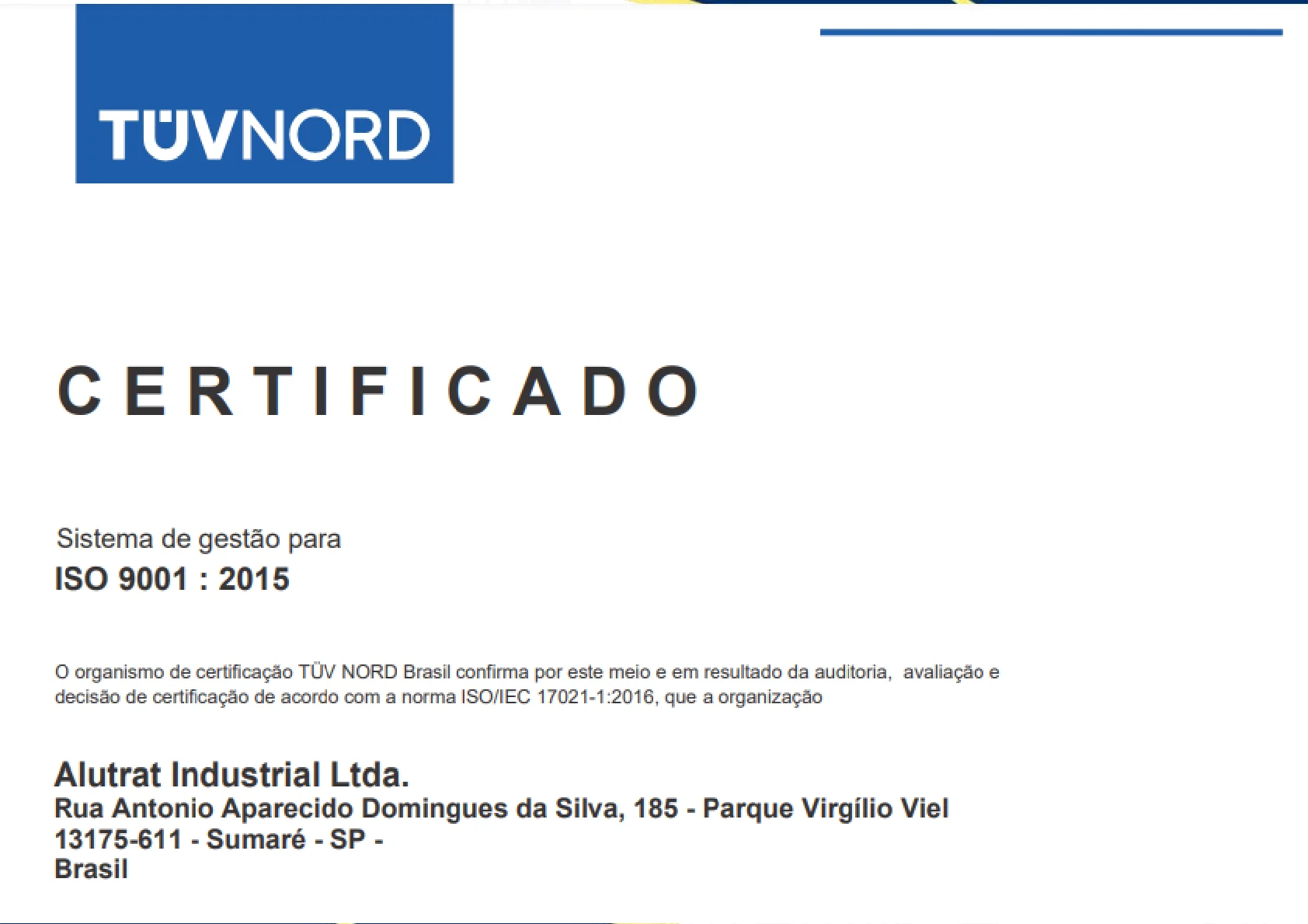 Certificado